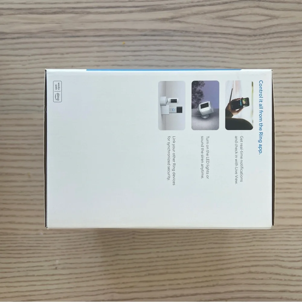 Ring Spotlight Cam Plus, Plug-In - Open Box, Unused